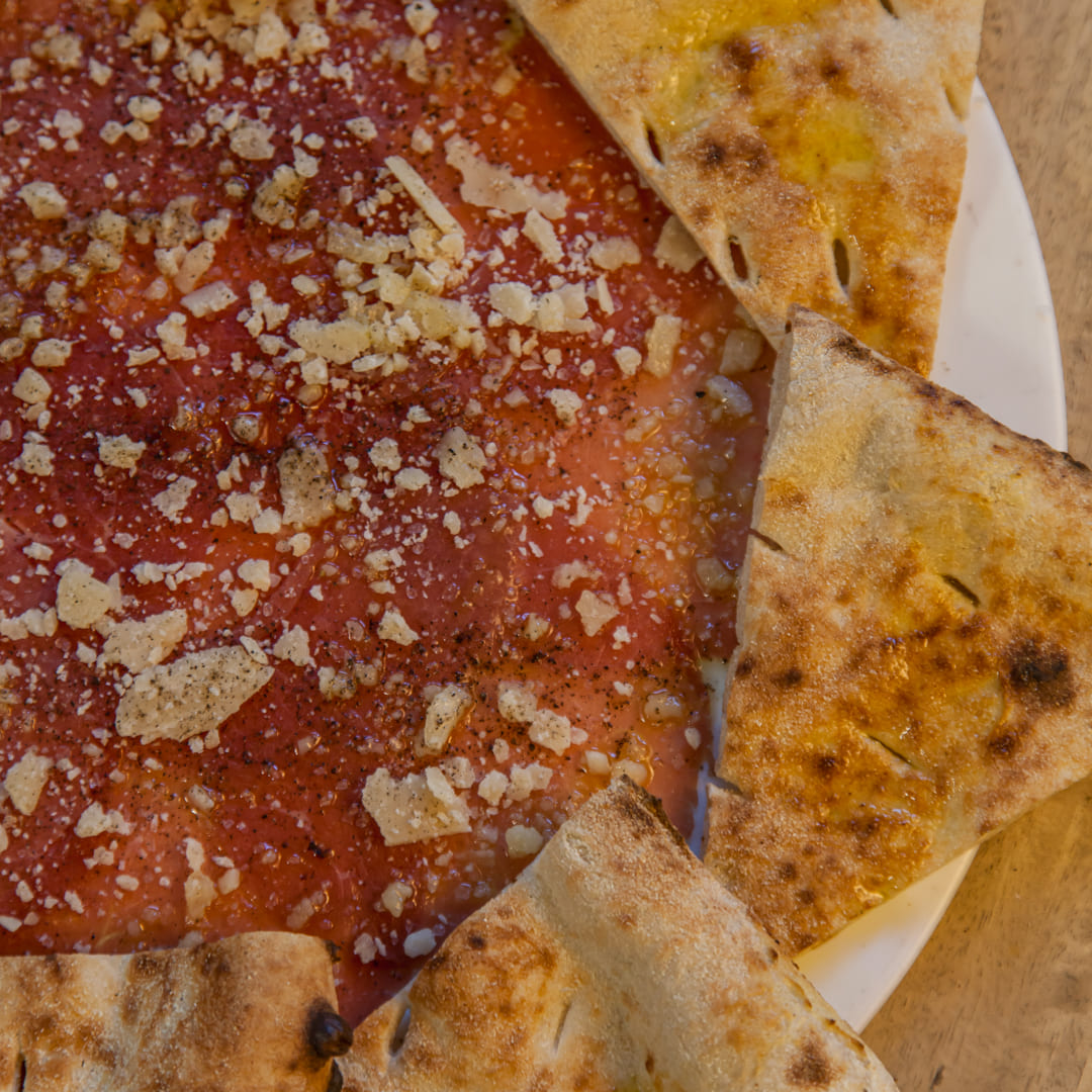 Carta 32 carpaccio buey con pimienta negra