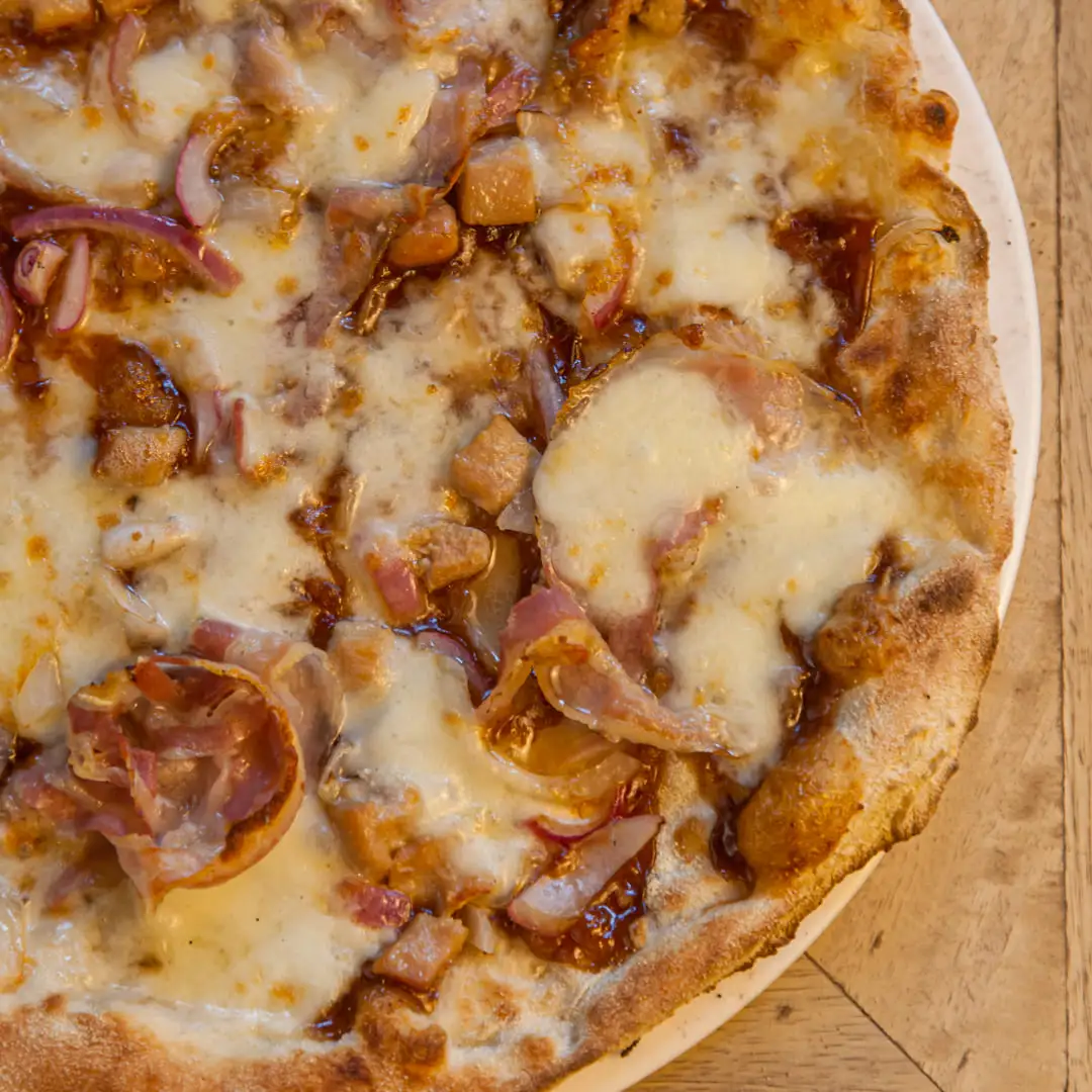 barbacoa blanca pizza Barbacoa